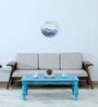 Honsinger Solid Wood Coffee Table In Scratch Resistant Distress Blue Finish