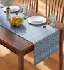 Hooghly (71x13) Blue Cotton Table Runner
