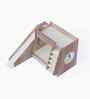Hop on Top Bunk Bed With Purple Drawers Storage,  Slide & Animal Rider Print