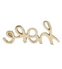 Hope Gold Aluminium Showpiece