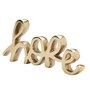 Hope Gold Aluminium Showpiece