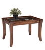 Hopper End Table in Brown Colour