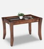 Hopper End Table in Brown Colour