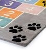 Multicolor Textual Wool 3 ft x 5 ft Kids Carpet