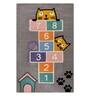 Multicolor Textual Wool 3 ft x 5 ft Kids Carpet