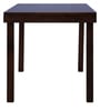 Hopton 4 Seater Dining Table in Walnut Finish