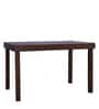 Hopton 4 Seater Dining Table in Walnut Finish