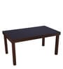 Hopton Solid Wood 6 Seater Dining Table in Walnut Finish