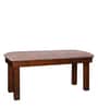 Hopton Solid Wood Medium Bench in Walnut Finish