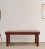 Hopton Solid Wood Medium Bench in Walnut Finish