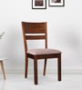Hopton Dining Chair Set of 2 in Walnut Colour