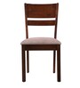Hopton Dining Chair Set of 2 in Walnut Colour