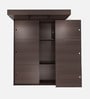 Horae King Size Bed in Wenge Finish with Headboard & Box Storage