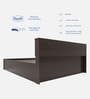 Horae King Size Bed in Wenge Finish with Headboard & Box Storage