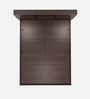 Horae King Size Bed in Wenge Finish with Headboard & Box Storage