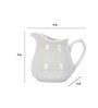 Horeca 250ml White Ceramic Tea Pot
