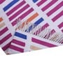 Horizontal Carpet with Vertical Lines in Multicolour