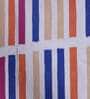 Horizontal Carpet with Vertical Lines in Multicolour