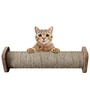 Horizontal Single Sisal Rope Cat Scratcher Small Size In Brown Colour