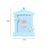 Horse Carousel Blue Colour Plastic Kids Photo Frame