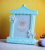 Horse Carousel Blue Colour Plastic Kids Photo Frame