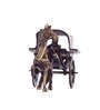 Horse cart Brown Brass Idol