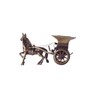 Horse cart Brown Brass Idol