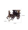 Horse cart Brown Brass Idol