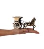 Horse cart Brown Brass Idol