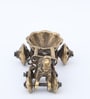 Horse Cart Gold Brass Diya