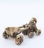 Horse Cart Gold Brass Diya