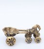 Horse Cart Gold Brass Diya