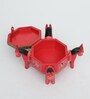 Horse Design Multi-Uses Red & Green Colour Wood Boxes