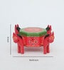 Horse Design Multi-Uses Red & Green Colour Wood Boxes