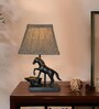 Horse Figurine LED Table Lamp with Fabric Shade
