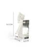 Horse Head Crystal Bookend