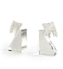 Horse Head Crystal Bookend