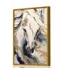 Horse Multicolour Engineered Wood Framed Canvas Wall Painting