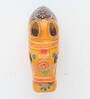 Orange Colour Horse Sclupture Mango Wood Wall Mask