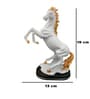 Horse Resin Table Showpiece (White)
