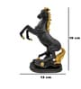 Horse Resin Table Showpiece (Black)