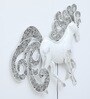 Unicorn White Iron Wall Art With LED
