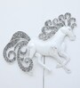 Unicorn White Iron Wall Art With LED