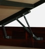 Horten Sheesham Wood King Size Bed In Honey Oak  Finish With Hydraulic Storage