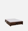 Horten Sheesham Wood King Size Bed In Provincial Teak Finish With Drawer Storage