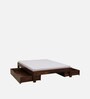 Horten Sheesham Wood King Size Bed In Provincial Teak Finish With Drawer Storage