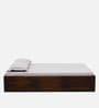 Horten Sheesham Wood King Size Bed In Provincial Teak Finish With Hydraulic Storage