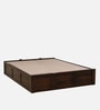 Horten Sheesham Wood King Size Bed In Provincial Teak Finish With Hydraulic Storage