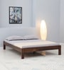 Horten Sheesham Wood Queen Size Bed In Provincial Teak Finish