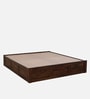 Horten Sheesham Wood Queen Size Bed In Provincial Teak Finish With Box Storage
